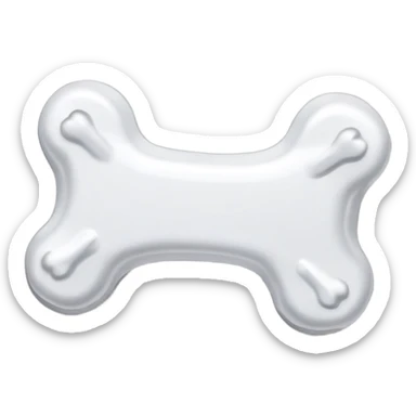 squeaking dog bone sticker