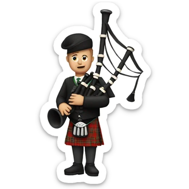 Bagpipes sticker