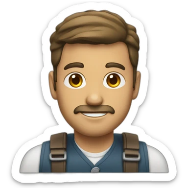 Jefe de estación sticker