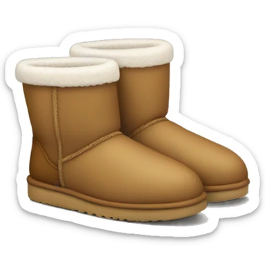 uggs with socks  sticker