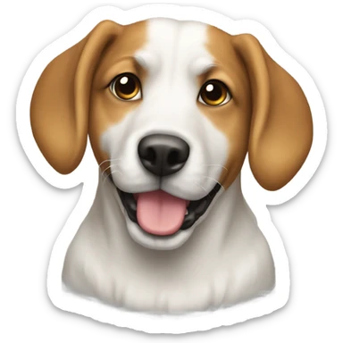  Voiture de la chien sticker