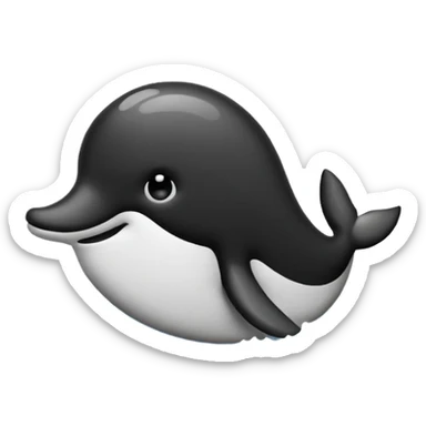 Dibuja emojis minimalistas en blanco y negro, estilo 'ecuación', que representen 'Jonás y el gran pez'. Usa solo símbolos abstractos como 🐋, 🌊, 🙏 en trazos simples, sin color, similar a una fórmula matemática."*   sticker