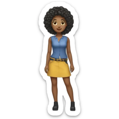 Femme qui rampe  sticker