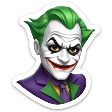 Joker batman sticker