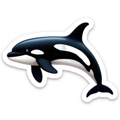 killer whale, orca sticker