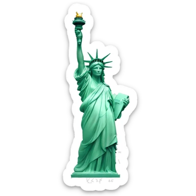 statue of liberty sticker