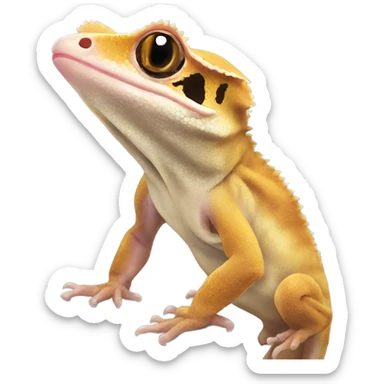 Crested gecko sticker