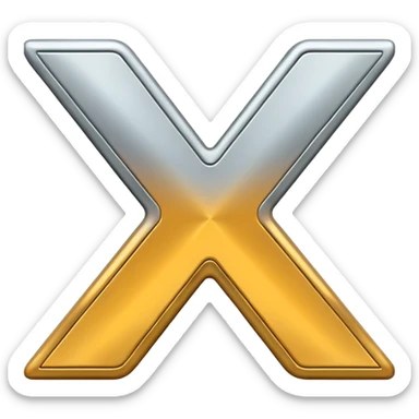 Letter X wins sticker