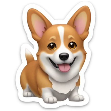 make corgi  sticker