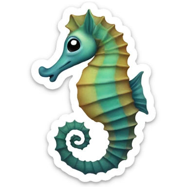Seahorse sticker