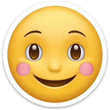 Smiling face with smiling eyes emoji: Meaning & Usage sticker