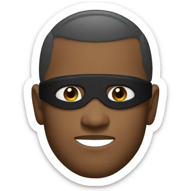 Ninja with a low taper fade sticker