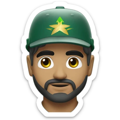Babar azam sticker