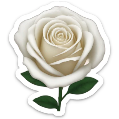 White rose as a woman, from Mr Robot tv series, Emoji sticker