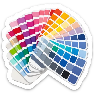 Pantone sticker