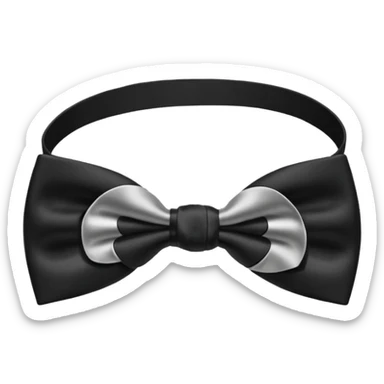 black bow tie  sticker