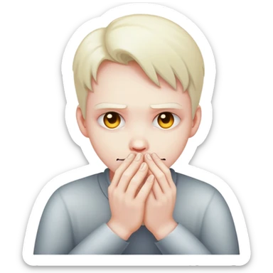 Devious rubbing hands  sticker