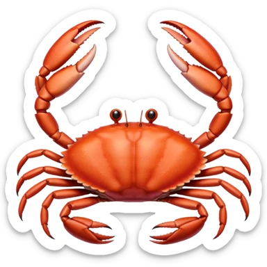 Soft pink Angelica’s crab sticker