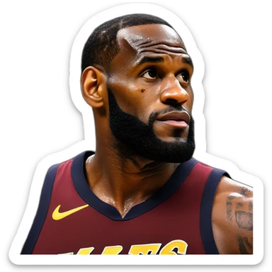 lebron sticker