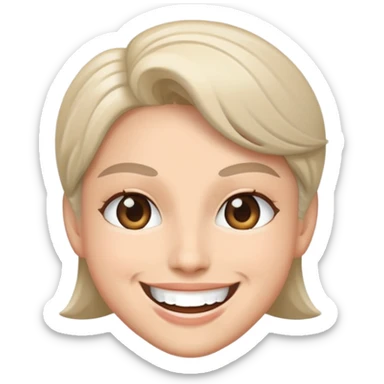 Super idol smiling and the background is gray sticker