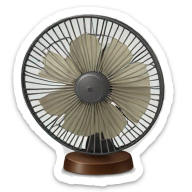 Table-Fan sticker