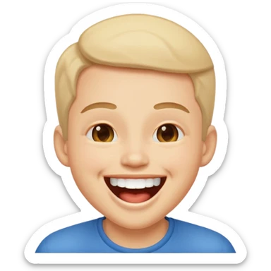 Laugh with 67 sticker