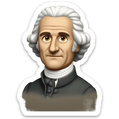 Jean-Jacques Rousseau, Genevan philosopher sticker