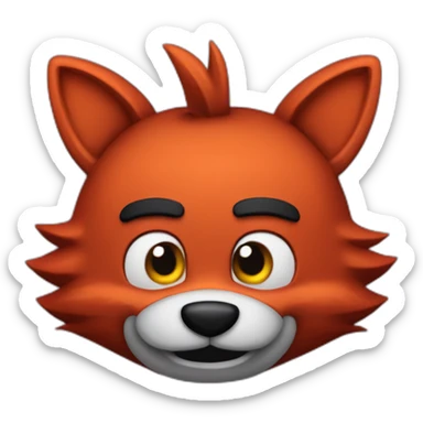 Five night AT freedy's foxy sticker