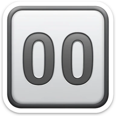 100 dans un carre gris sticker