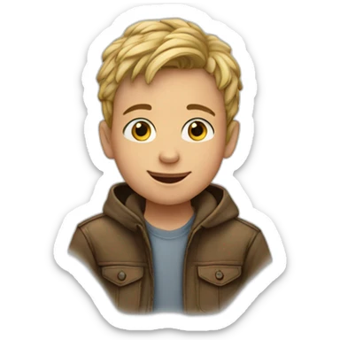 young boys bern sticker