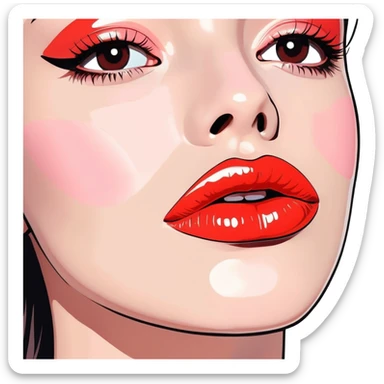 candy style lip glosses! sticker