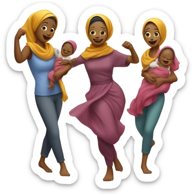 💃🧕🤱 sticker