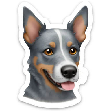 Blue Australian cattle dog sticker