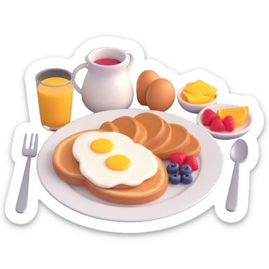 breakfast sticker