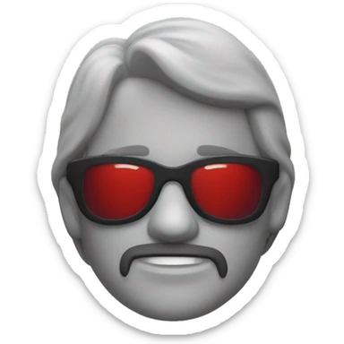 Trace de rouge à lèvre sur la joue sticker