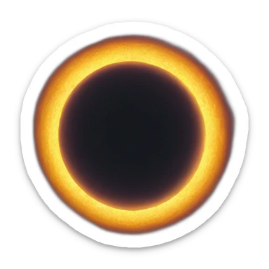 BLACK HOLE SUN sticker