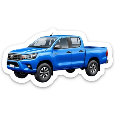 Toyota Hilux - Toyota (Model Year: 2021) (Iconic colour: Blue) sticker