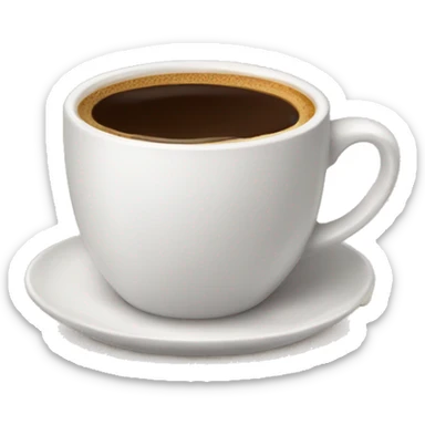 a cup of coffee sticker