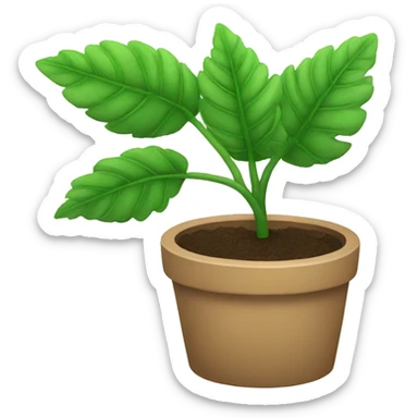 Plant sticker