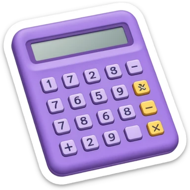 LILAC CALCULATOR sticker