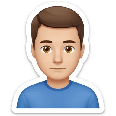 A man who look like hitler without mustache  sticker