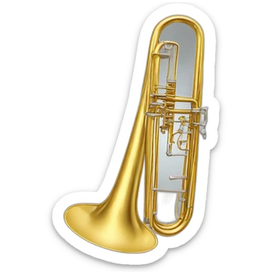 Slide trombone sticker
