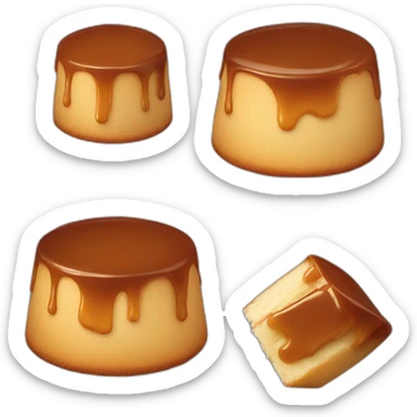 Caramel coulant sticker