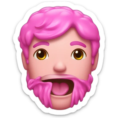 Pink soap fight club sticker