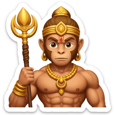 Lord hanuman sticker