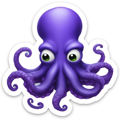 purple kraken sticker