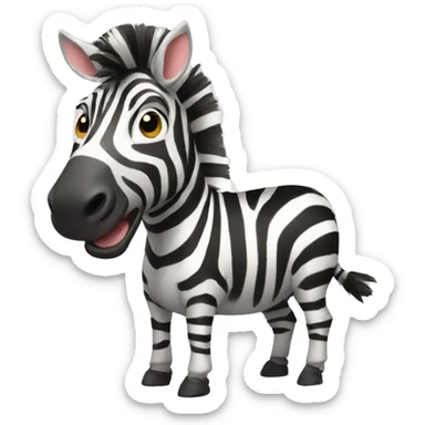 zebra fast and furious sticker