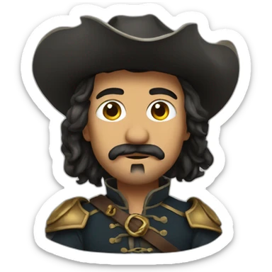musketeers sticker
