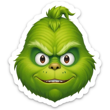 the grinch sticker