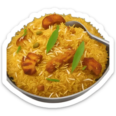 Hyderabad biryani sticker